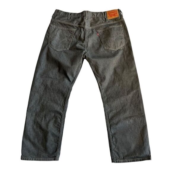 Levi's 569 Men's Gray Zipper Fly 5 Pocket Loose Straight Jeans sz 38 x 29 - Picture 1 of 12